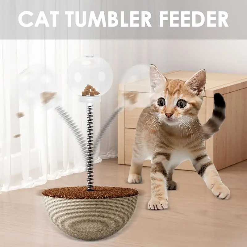 

Дозатор для кошек, интерактивный шар, головоломка для кошек, кормушка, интерактивный шар, головоломка для кошек, игрушки для кошек, медленные кормушки, весенние игрушки, медленное питание