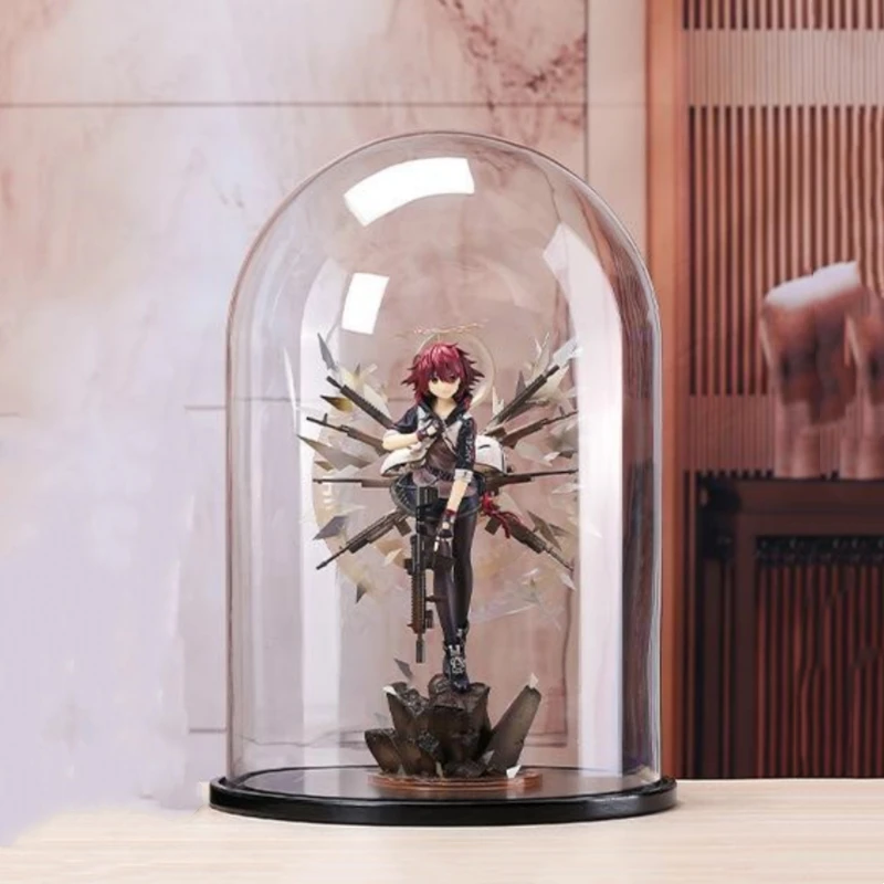 30*50cm Super Big Glass Dome Deocration Diameter=30cm Height=50cm Black Base Transparent Cover Wedding Souvenir Birthday Gift 5