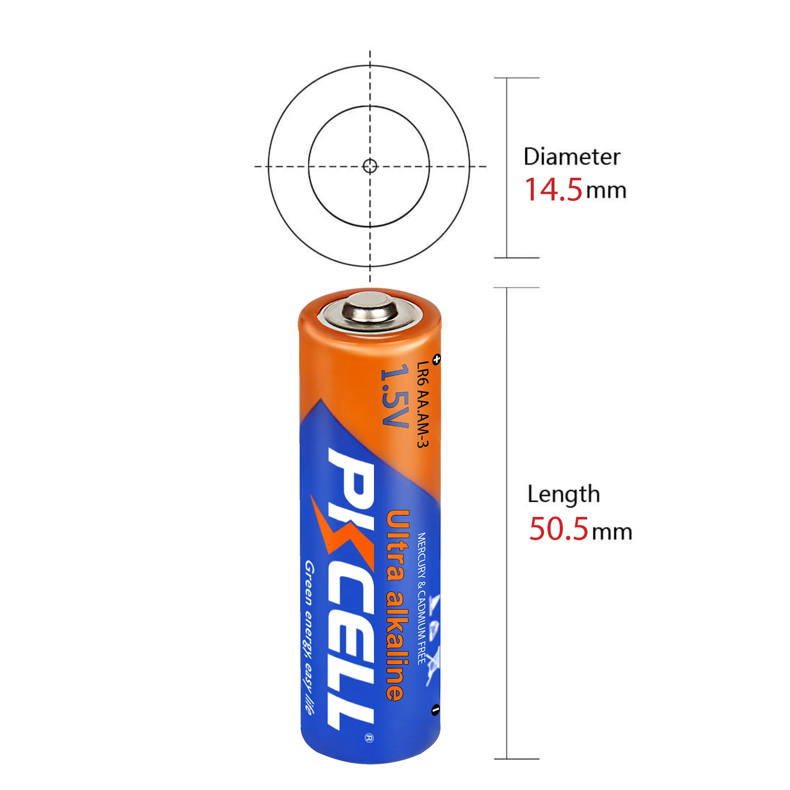 Lr6 Size Aa Am3 1.5v 2/s Alkaline Batteries Aa - Buy China Wholesale Lr6  Size Aa Am3 1.5v 2/s Alkaline Batteries Aa