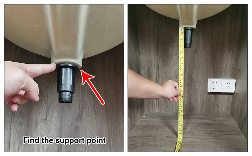 Suporte pia undermount