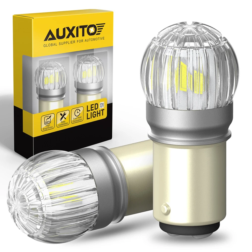 1157 Led Bulb White P21/5W 7528 2057 2357 1016 1034 Led Bulb Super Bright 1000 Lm PYJR Ac/Dc 10-30V With Projector For Back Up/Reverse Lights 1157 Bulb For Brake Tail Backup Signal Light - Boslla