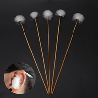 5Pcs Goose Feather Earpick Wax Remover Earpicking Ear Cleaner Stick Health Care 1