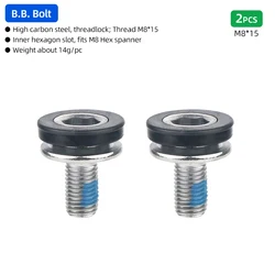 High - Performance Bicycle Crank Seal Bolts with Thread Lock & O - Ring (M8X15 P2)