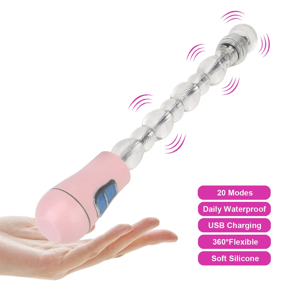 Flexibler Analperlenvibrator Für G-punkt Massage Aus Silikon_voghion.com