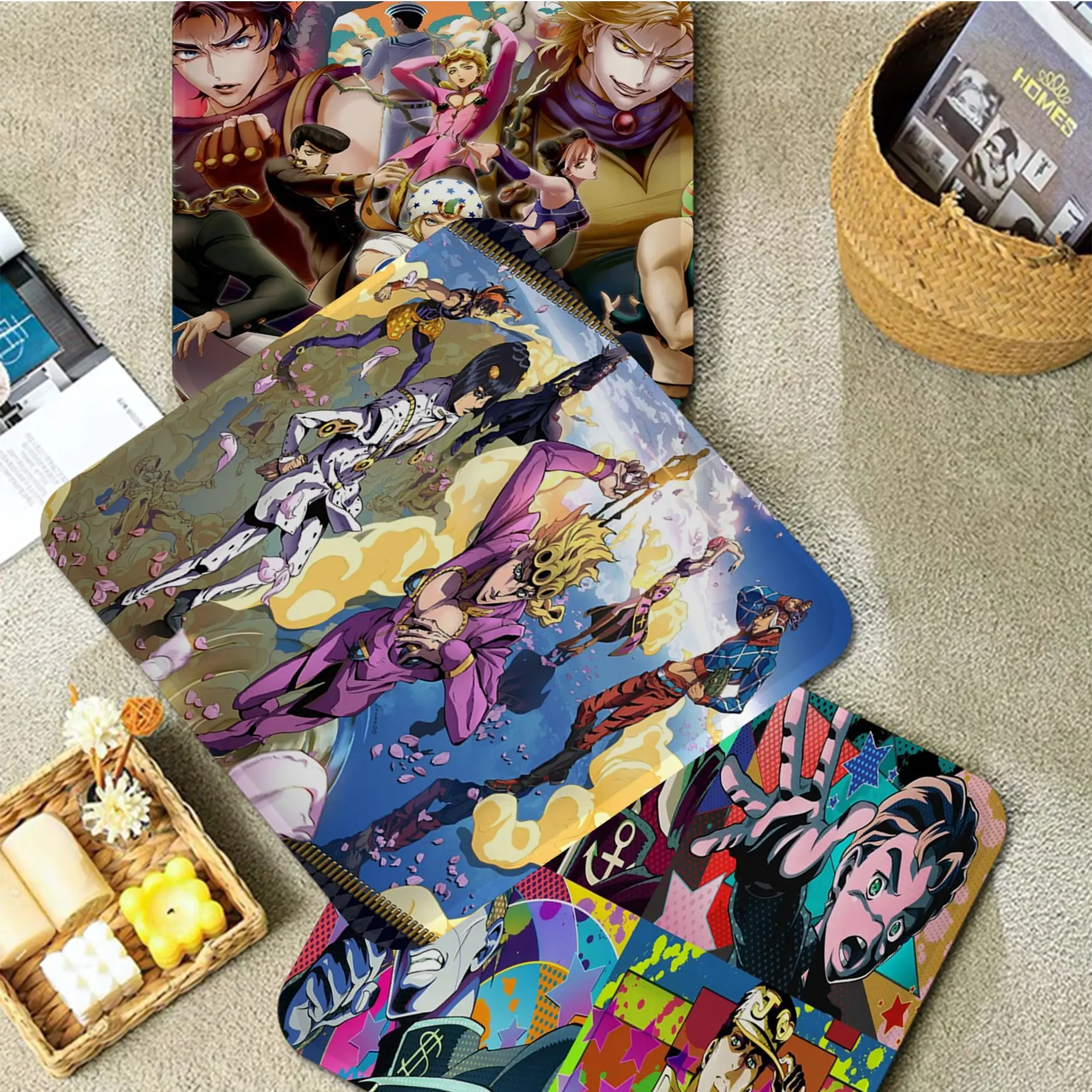 

JoJo's Bizarre Adventure Cushion Mat Simplicity Multi-Color Dining Chair Cushion Circular Decoration Seat For Office Cushions