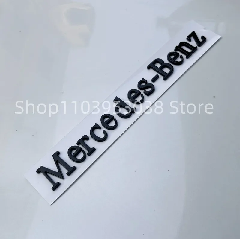 3D ABS Glossy Black GT53 Emblem Letters Turbo 4MATIC Fender Badge AMG Sticker For Mercedes-Benz GT53 AMG Accessories