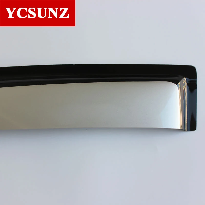 ABS Side Window Deflectors Car Wind Deflector Sun Guard For Ford Ranger Wildtrak T6 T7 T8 2012-Double Cabin