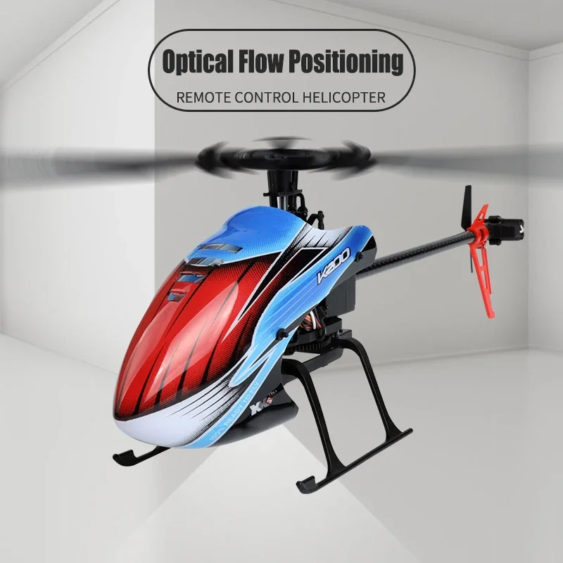 WLtoys XK K200 RC 헬리콥터 4CH 2.4G 원격 제어 비행기 광학 흐름 포지셔닝 공기 압력 고정 높이 비행기 완구