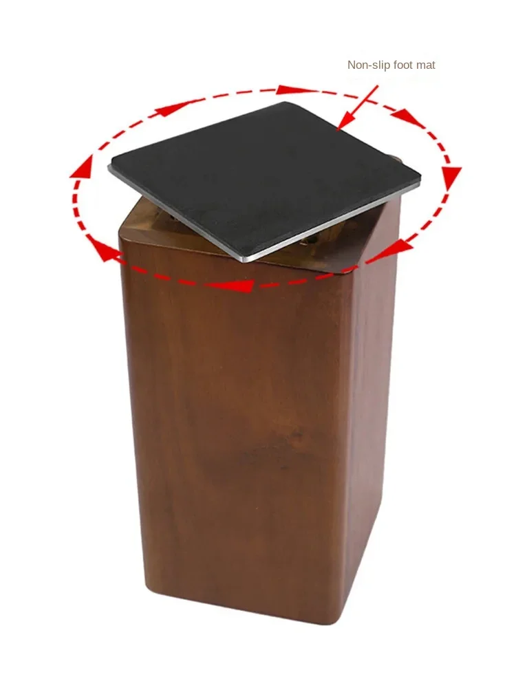 360° Rotatable Magnetic Knife Block Wood Knife Holder Double-Sided Magnetic Knife Stand High-Quality Kitchen Organizer Block 3