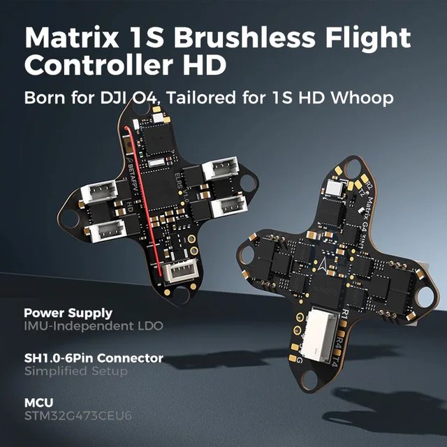 BETAFPV Matrix 1S Brushless Flight Controller (3IN1/4IN1) 5
