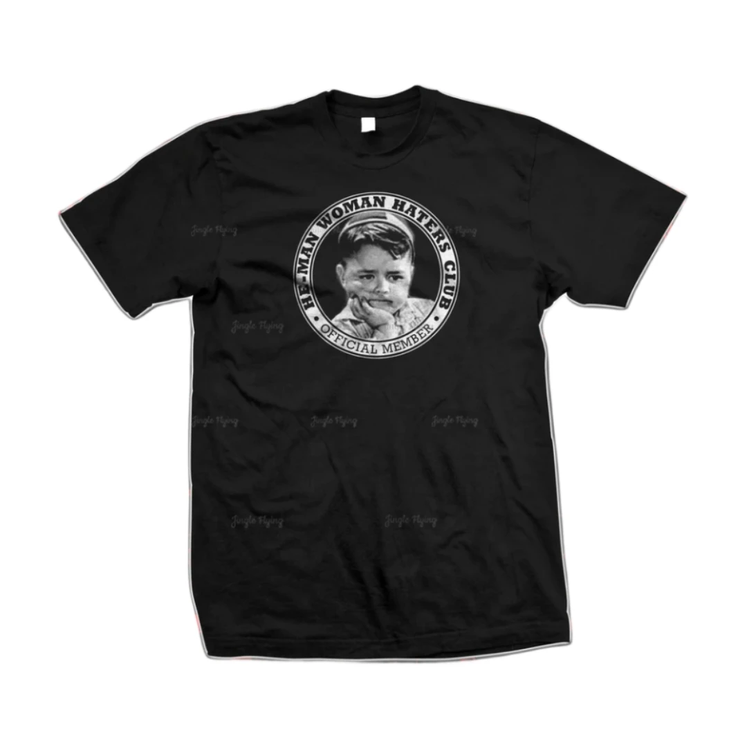 La Nostra Banda Sculacciata He-Man Donna Haters Club T-Shirt 100% Cotone Pre-Ristretto A Mano