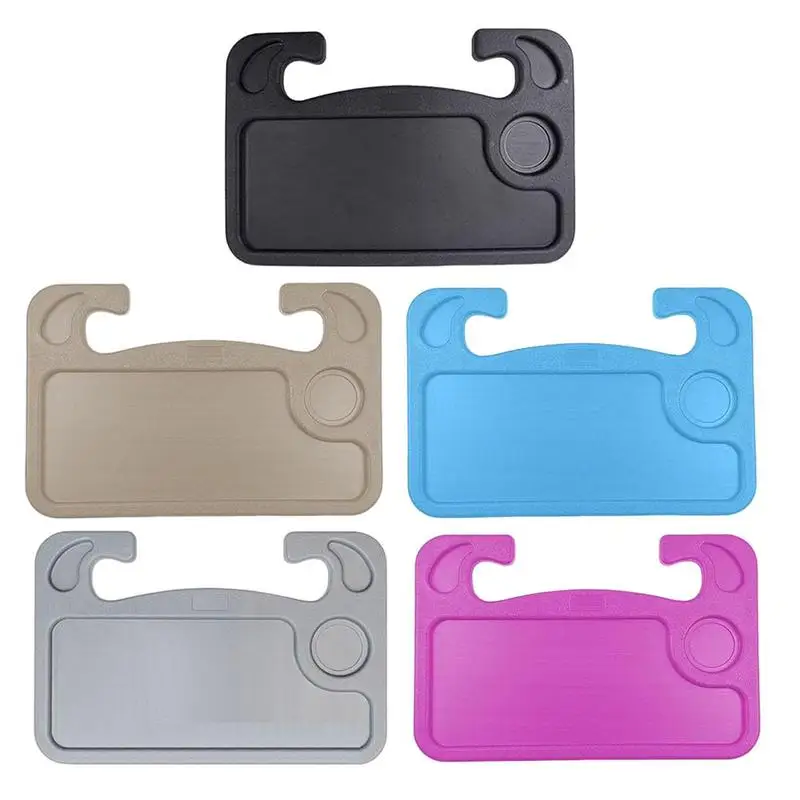 

Auto Steering Wheel Desk 2 In 1 Car Seat Tray Table Laptop Mount Drinks Holder Essentialls For car Women Interior Accessories