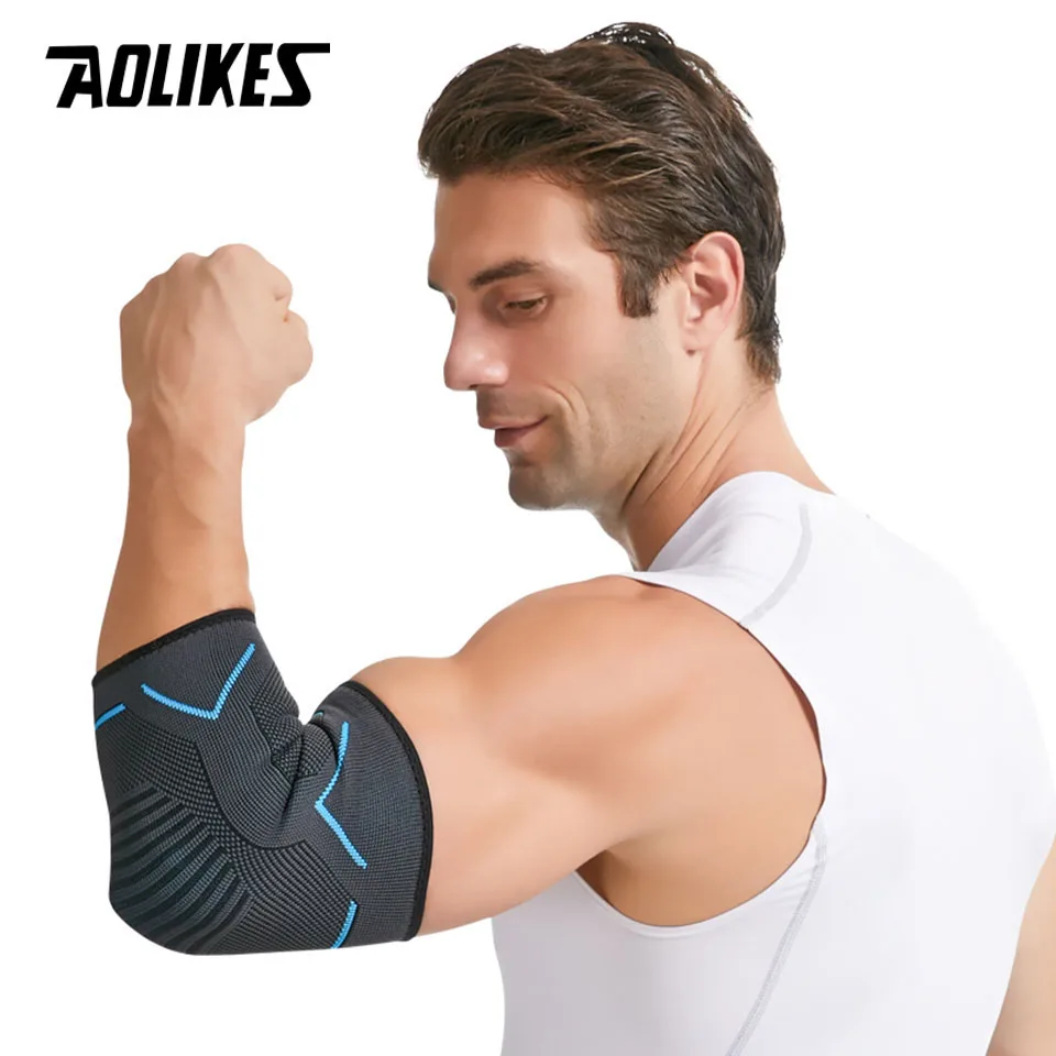 Fascia Elasticizzata Per Gomito (1 Paio) – Supporto Per Avambraccio, Sollievo Dal Dolore Per Tendinite, Gomito Del Tennis E Del Golfista, Artrite, Palestra E Recupero Infortuni