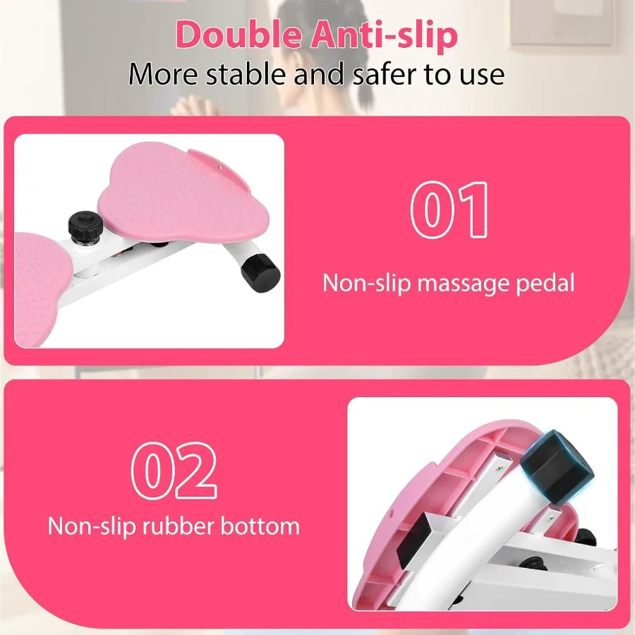 waist twister，waist twisting machine ab twister board with 300 lbs Weight Capacity, Noiseless Fitness Tool Foot Massage, and Cor