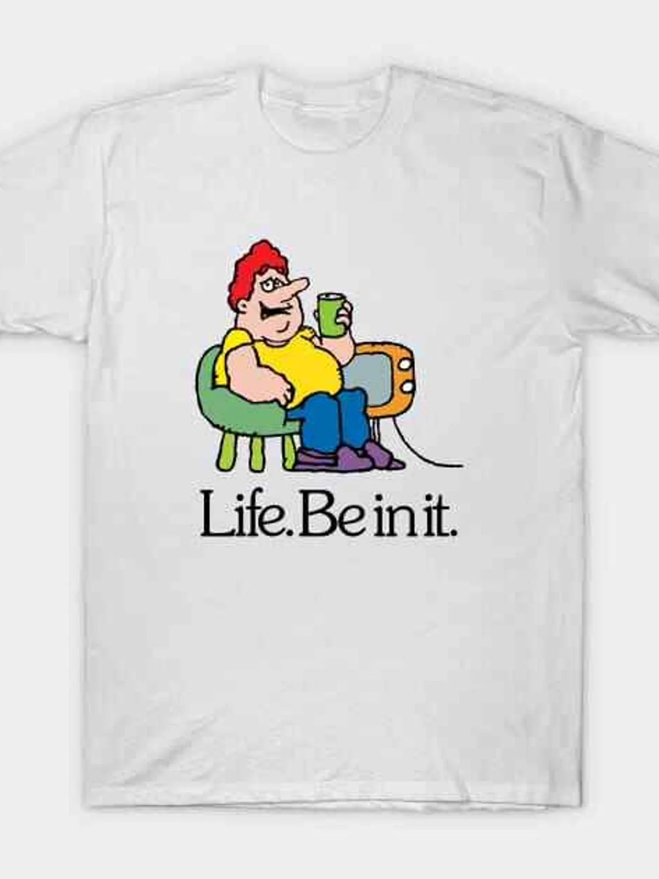 Life Be in It Australia T-Shirt mit Grafik, weich, Streetwear, Unisex, Herren, Designer-Kleidung, modisch, lässig, atmungsaktiv