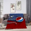 Fashion P-pepsi C-cola Logo Blanket Skin friendly comfort warm soft plush blanket suitable sofa living room office bedroom 1
