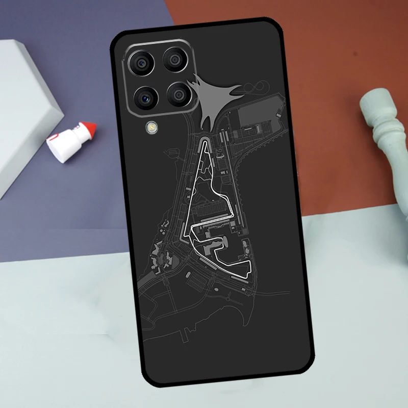 F1 Race Circuit Design Phone Case