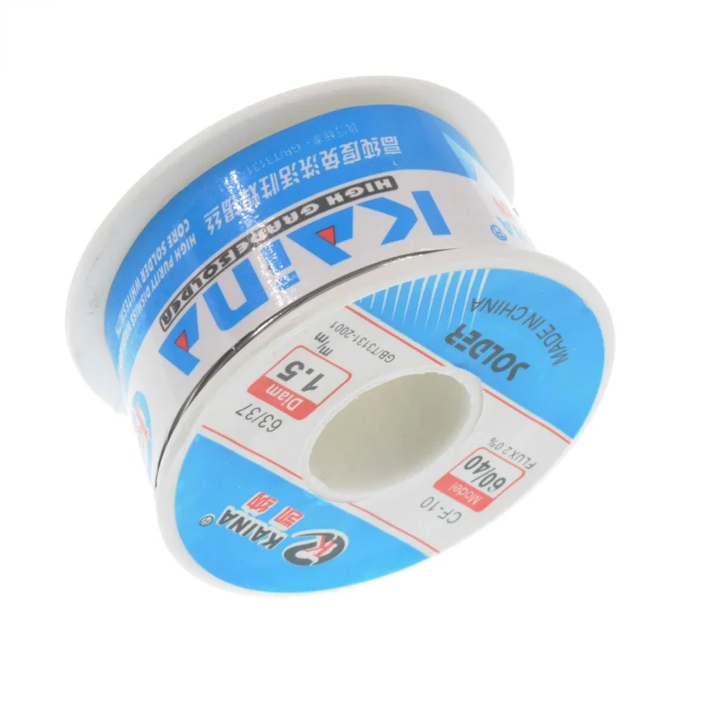 Solder Wire Tin 0.5/0.6/0.8/1.0/1.2/1.5/2.0mm Roll Clean Rosin Welding Core Flux Reel Tube