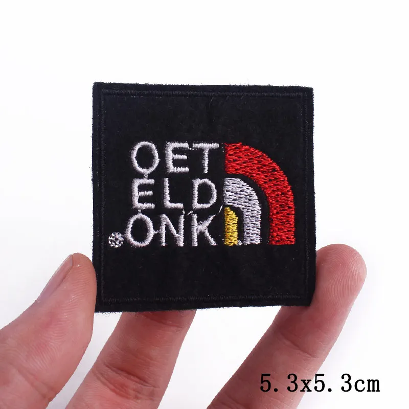 Netherland Oeteldonk Emblem Embroidery Patch Forg Carnival For Netherland Patches On Clothes Frog Iron On Patches For Clothing