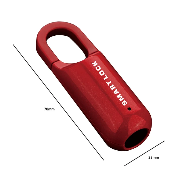 Mini Fingerprint Padlock USB Keyless Luggage Lock Electronic Lock Smart Biometric Fingerprint Door Lock Quick Unlock For Travel 6