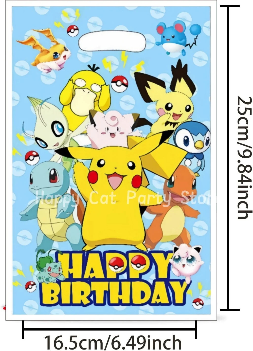 Pokemon Figuren Pokemon Geschenktüte Pikachu Geburtstagsgeschenk Tasche Pikachu Süßigkeiten Tasche Verpackung Kinder Party Gefälligkeiten Geburtstagsgeschenke Pokemon – Detail 4