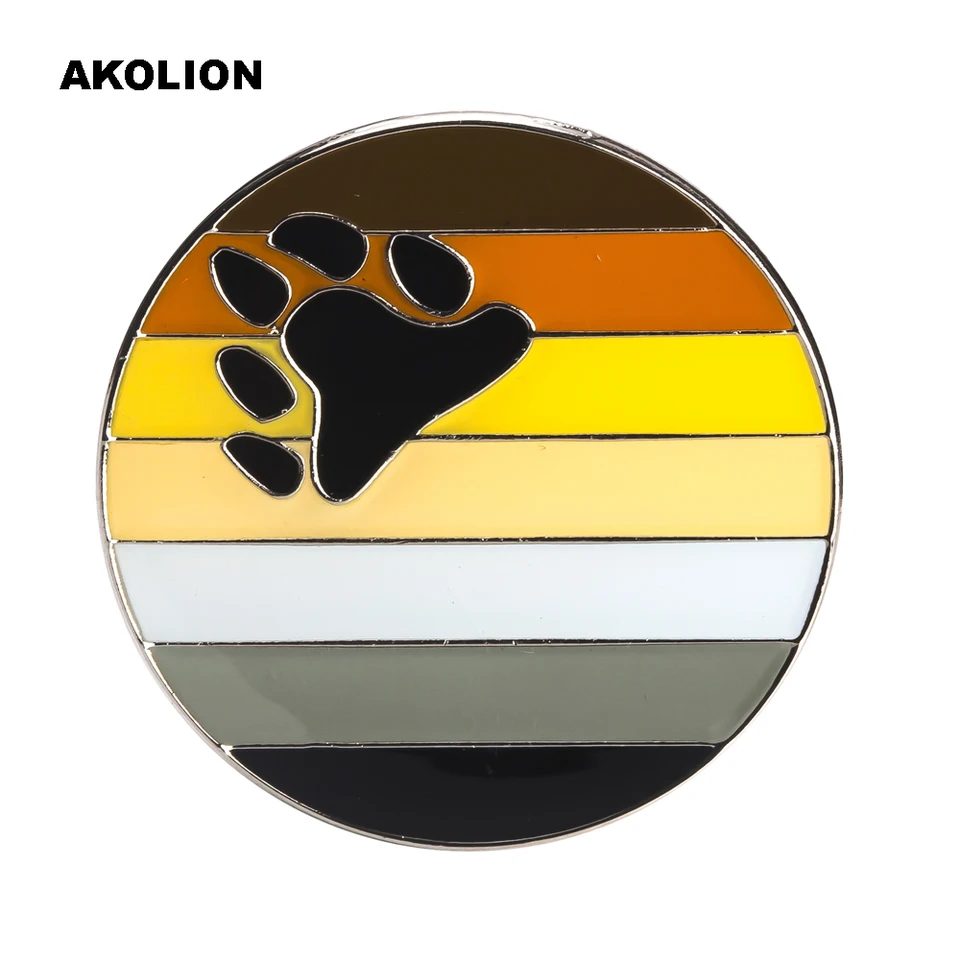 LGBTQ Rainbow Black Cat Enamel Pin - Gay Pride Lapel Pin For Backpacks & Clothing