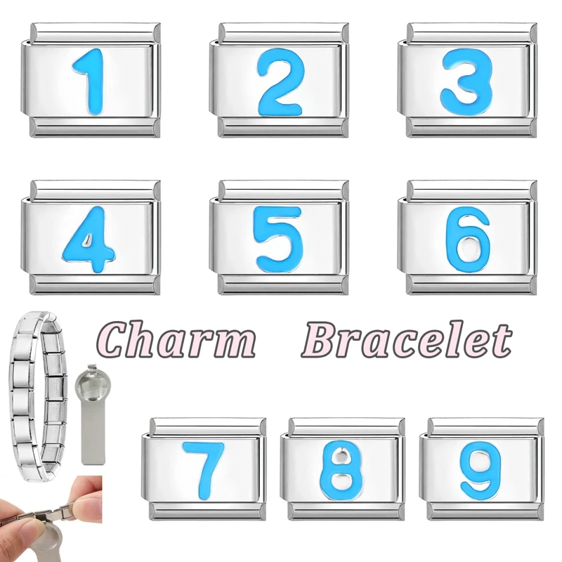 Italian Charm Bracelet Stainless Steel Fashion Jewelry