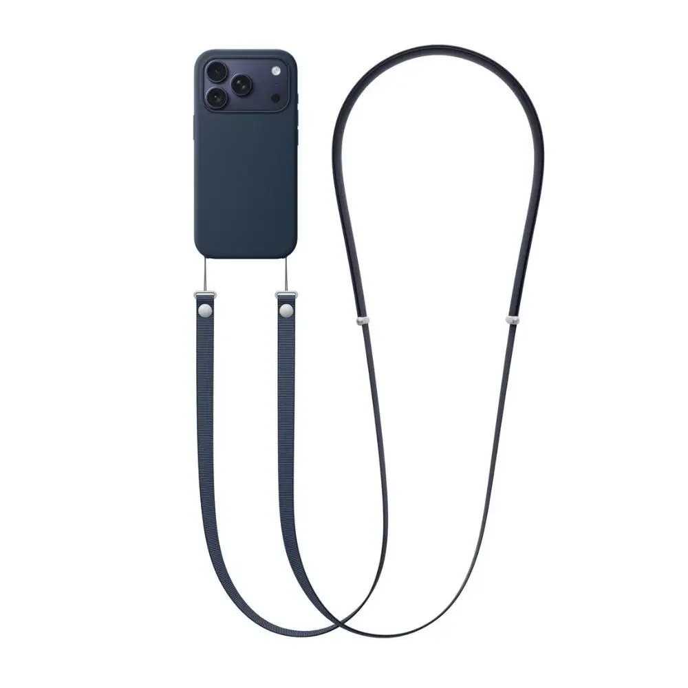 Adjustable Case Magnetic Phone Lanyard Anti-loss Durable Phone Crossbody Lanyard Woven Neck Strap for iPhone 17/Air/17 Pro Max 5