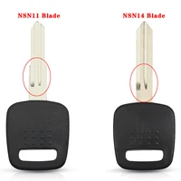 KEYYOU ทดแทน Transponder Key Fob ไม่มีชิป NSN14/NSN11 Uncut Blade สำหรับ Nissan A33/A32 รถกรณี Shell 4