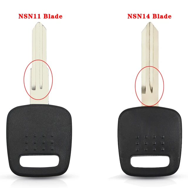 KEYYOU ทดแทน Transponder Key Fob ไม่มีชิป NSN14/NSN11 Uncut Blade สำหรับ Nissan A33/A32 รถกรณี Shell 4