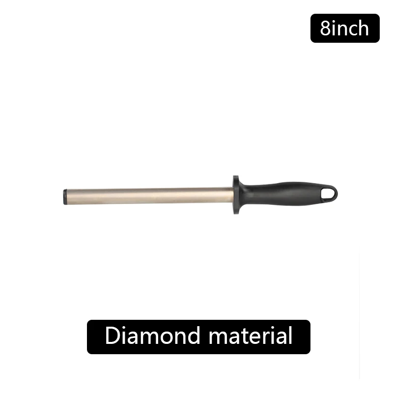 Diamond Sharpening Steel Sharpening Stick Portable Kitchen Knife, 600 Grit  Knife Sharpener Steel Grinder Stick for Knife with Ergonomically Shaped