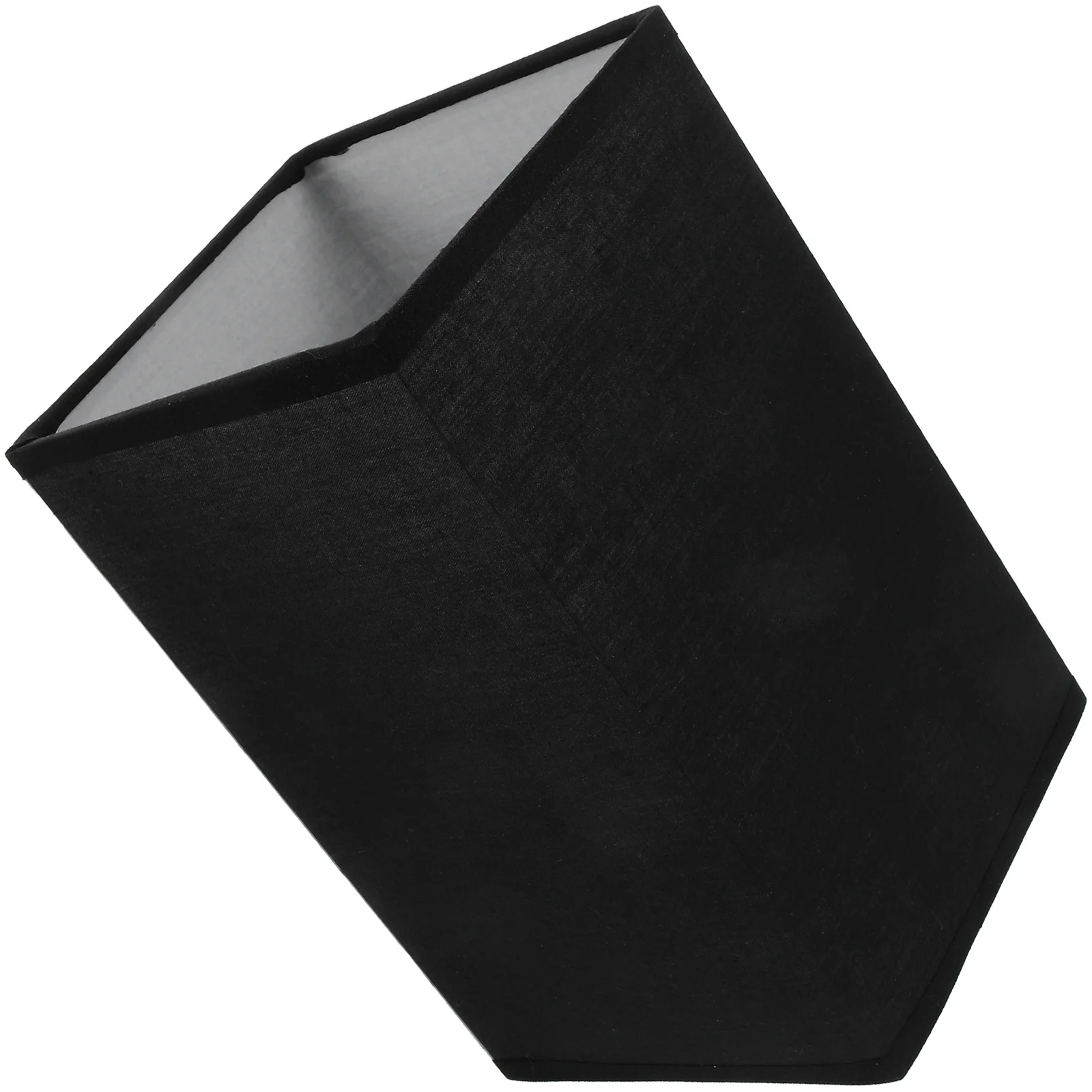 

Rectangular Linen Lamp Cover Replacement Modern Style E27 Table Lamp Shade Black Detachable Floor Lampshade Desk Wall