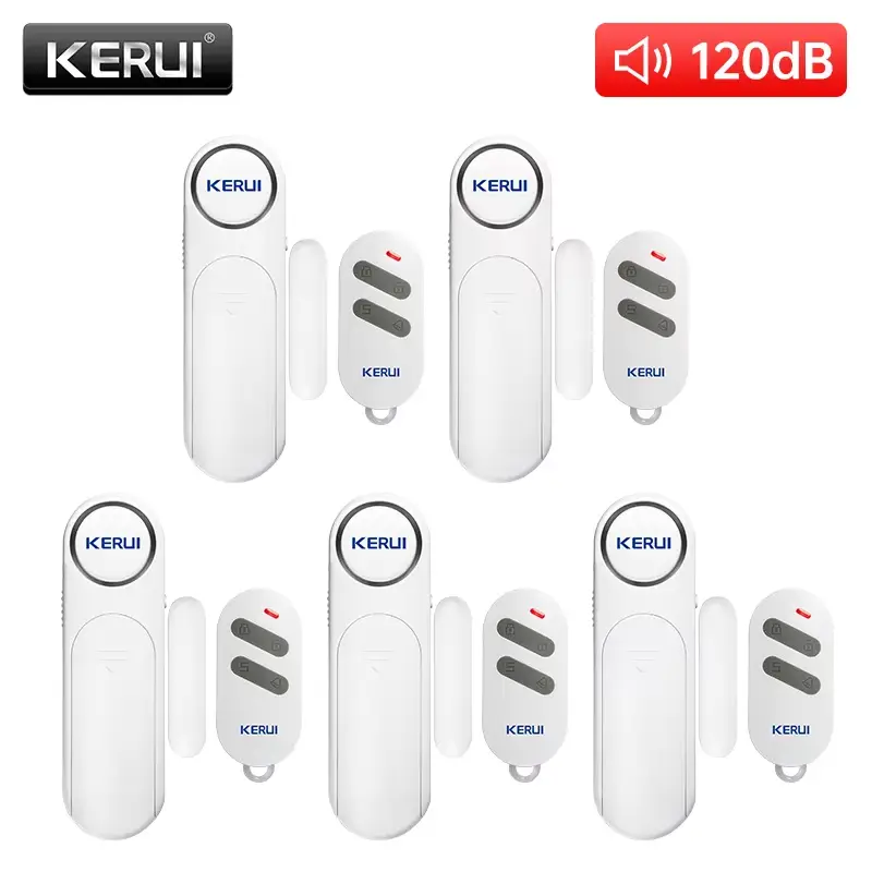 KERUI D121 120dB Wireless Door/Windows Sensor Alarm 300ft Anti-Theft Smart Remote Control For Kids Cabinet Safety Home Security - Image 14
