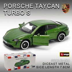 Deluxe 1:64 Sports Car Model Collection - Premium Toy Set (Taycan Turbo S)