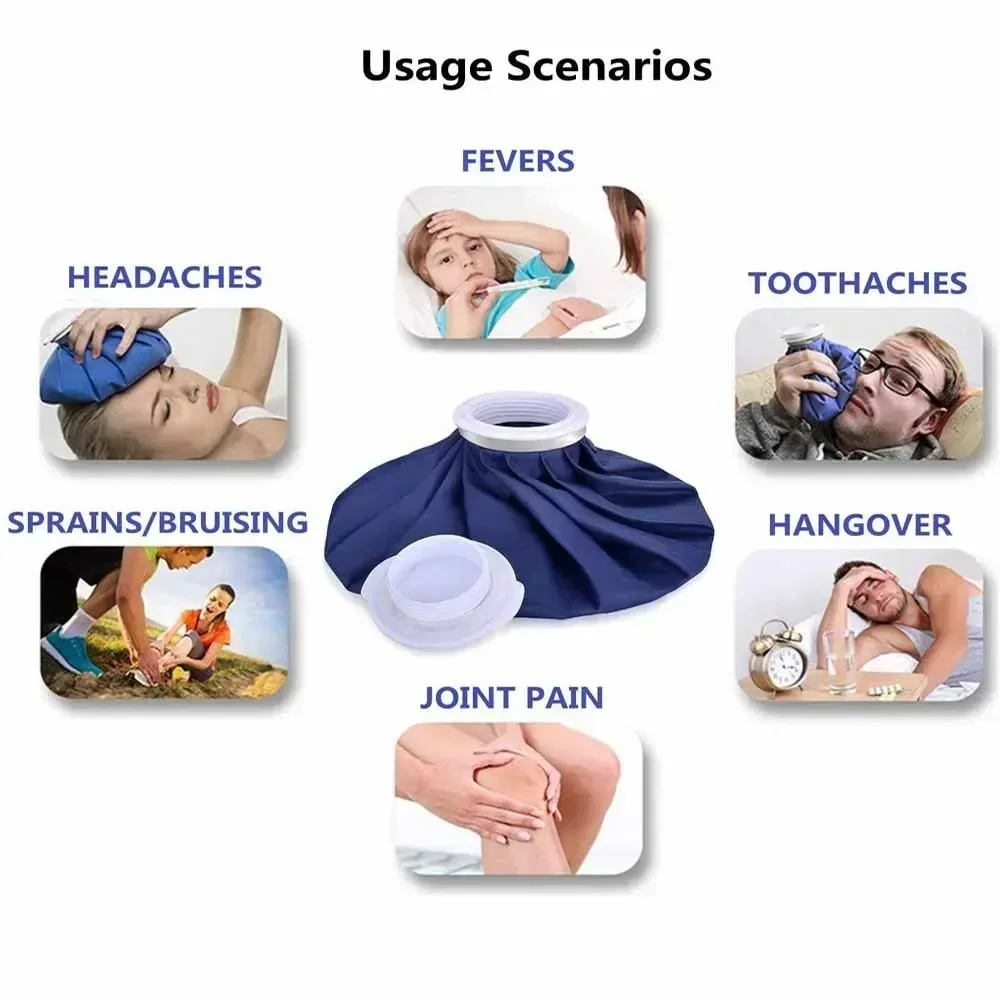 Professional Reusable Ice Bag Pack for Arm Calf Knee Ankle Shoulder Neck Sprained Hot and Cold Compress