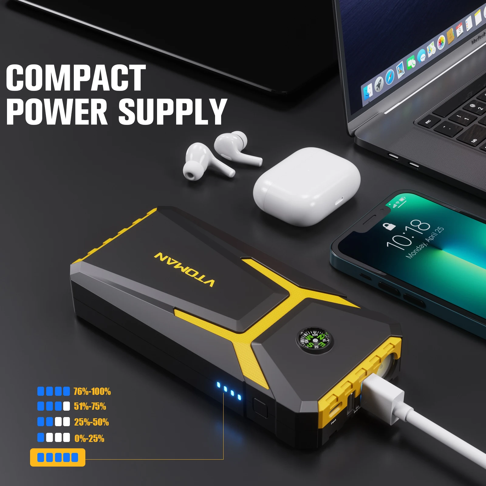 V6 Pro Car Jump Starter 4