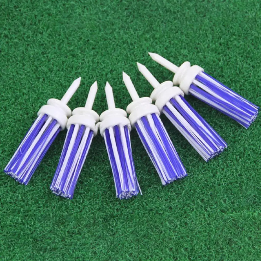 Unbreakable Brush Golf Tees – Low Friction Plastic Tee