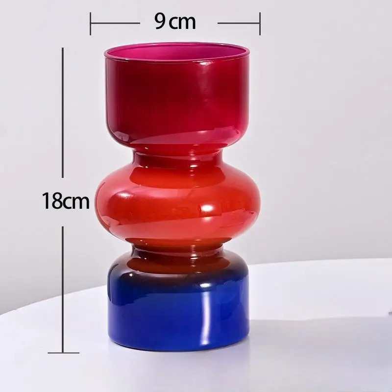 Nordic Creative Personality Retro Glass Vase, Hydroponic Plant, Table Vase, DIY Flower Arrangement Container, New 5