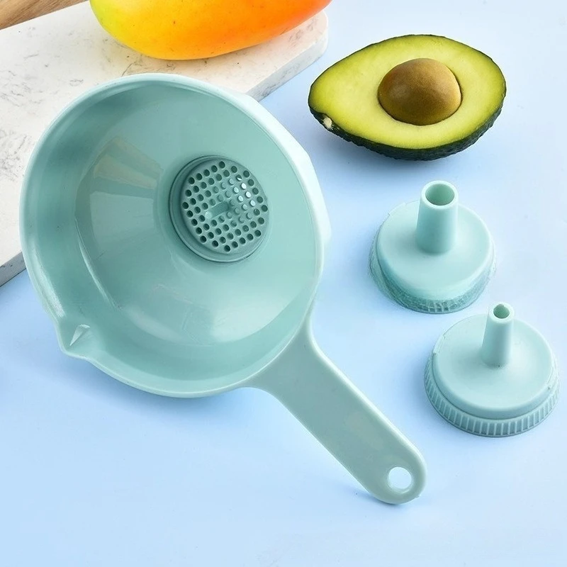 Large Diameter Kitchen Funnel - Durable Plastic, Food-Safe, Ideal for Cooking, Camping, and Travel Essentials