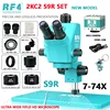 RF4 S9R Trinocular Stereo Microscope 7-74X 2 RF4 S9R Trinocular Stereo Microscope 7-74X 2