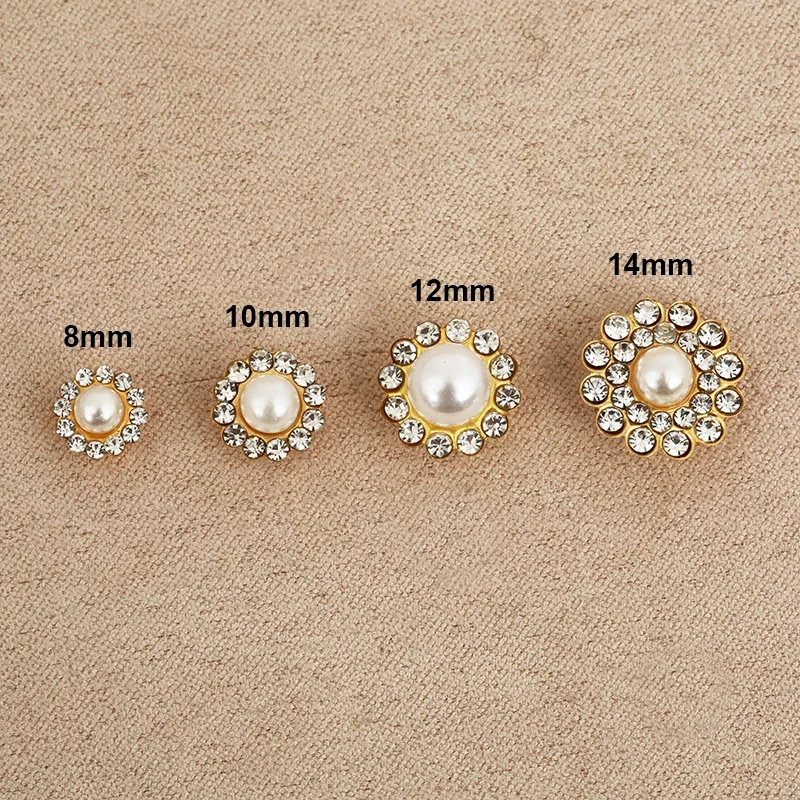 12mm 100pcs Gold Sewing Pearl Beads Sew on Rhinestones Flatback Flower Pearl for Garment RESEN sew on rhinestones,sewing rhinestones,imitation pearls beads,rhinestones beads