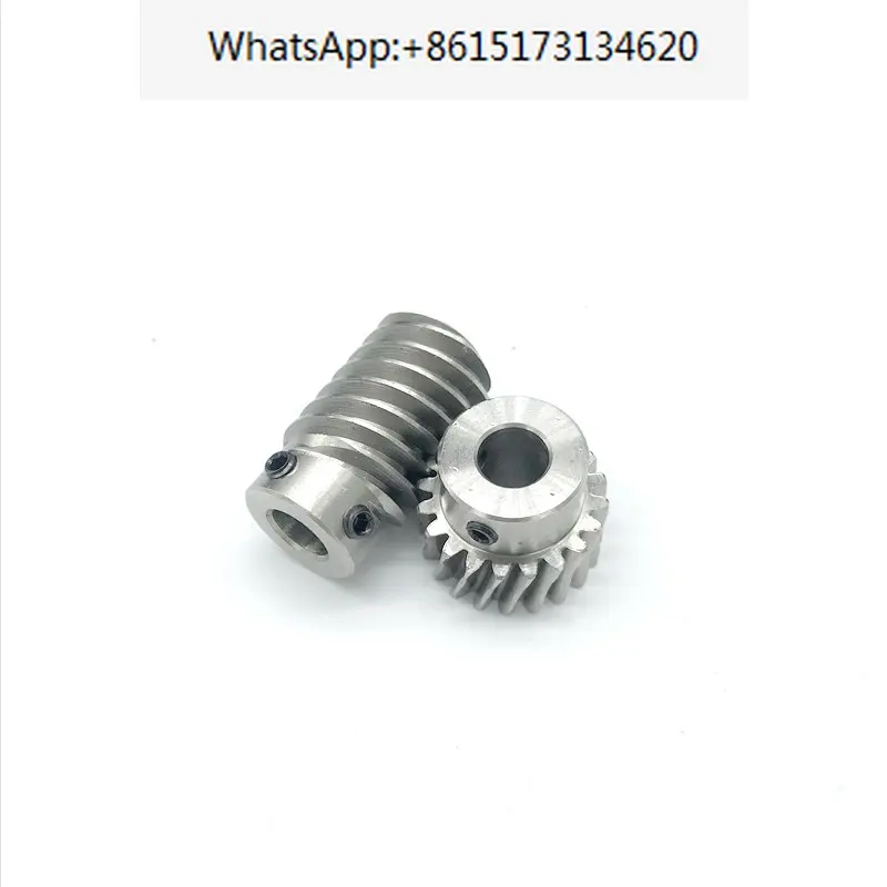 

1 module stainless steel worm gear reducer 1 to 5 small gearbox right angle reversing worm motor gear