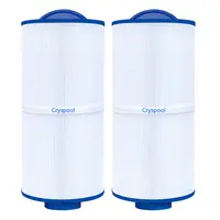 Cryspool 2" MPT-Thread Spa Filter Compatible with Tuff spa Filter, Del Sol Spas, Sundance Spas 6540-723,5CH-402, FC-2811,2 Pack 1