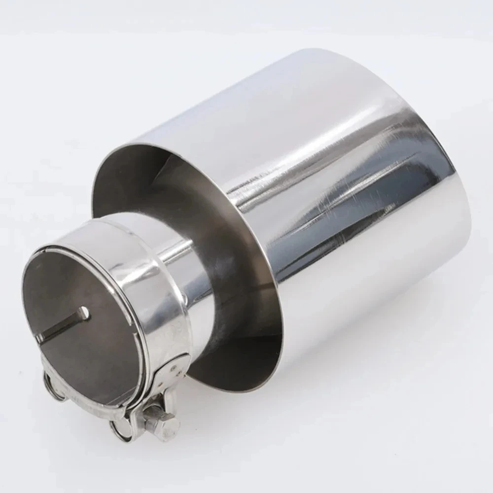 Exhaust Tip Stainless Steel System Tail Pipe Decoration Car Universal Muffler Nozzles 1 Piece