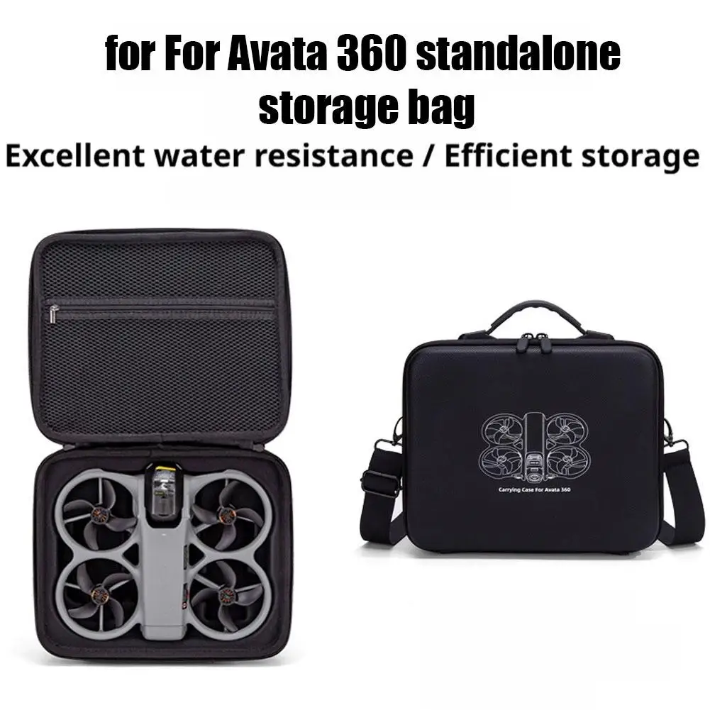 DJI Avata 360 방수 충격 방지 드론 보호용 보관 가방과 호환되는 하드 쉘 캐리 케이스, 낙하 방지 풀 랩 버퍼