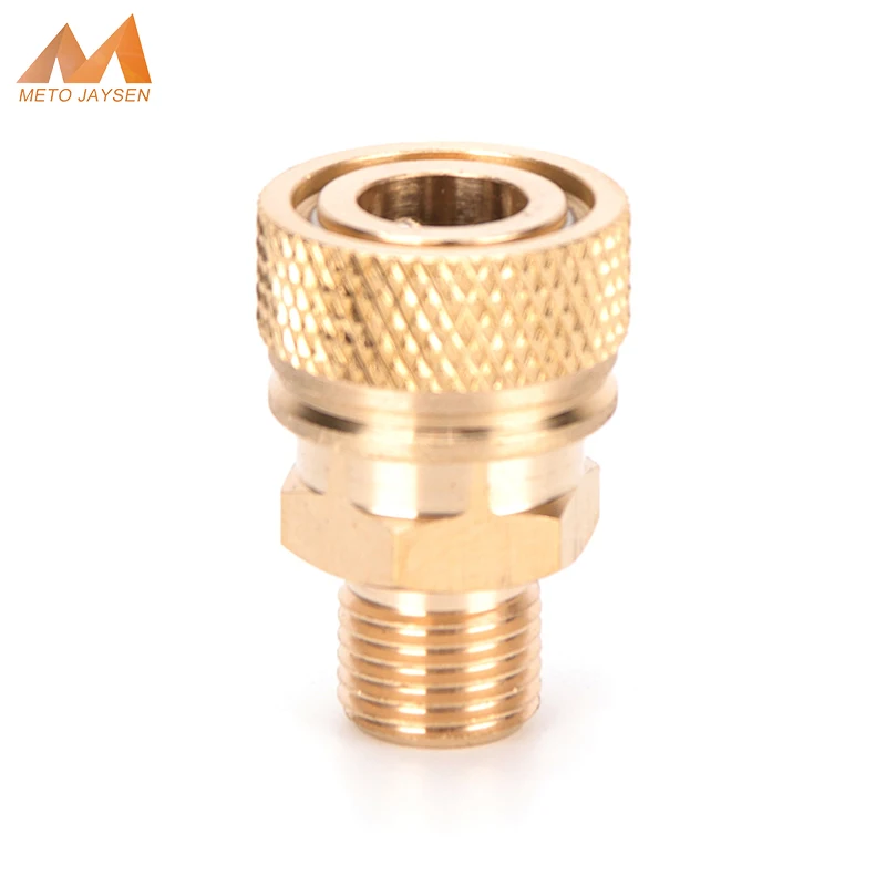 M10x1 Thread Male Quick Disconnect 8mm Coupler Sockets Copper Fittings 1pc pneumatic quick coupling