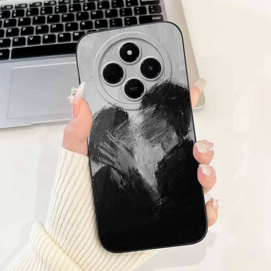 Cute Panda Rabbit Cartoon Soft Matte Silicone Back Cover Case