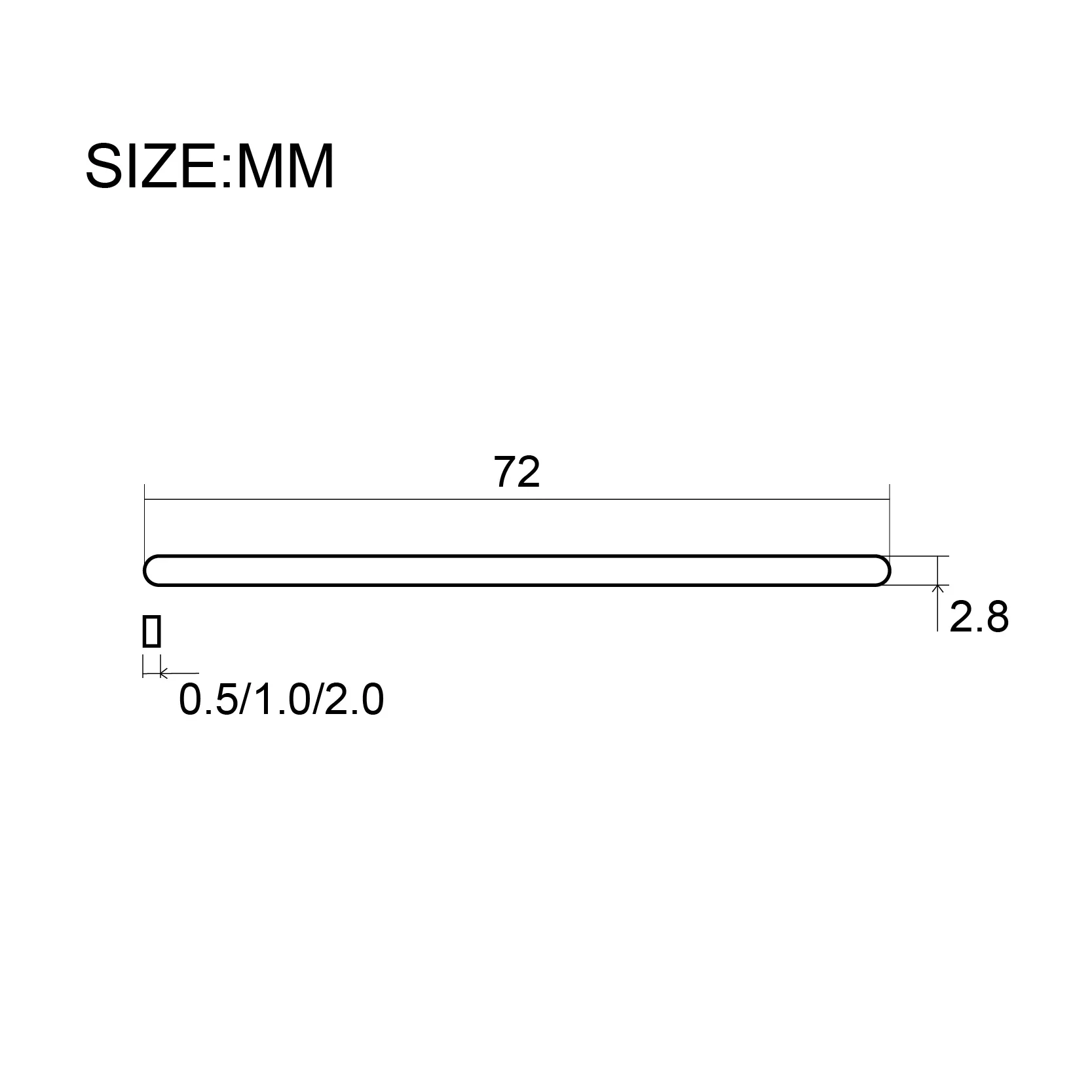 2Sets(6pcs) Saddle/Nut Height adjusting Shim Brass Durable Heightening Gasket 72x2.8mm Three Thicknesses Luthier Tool