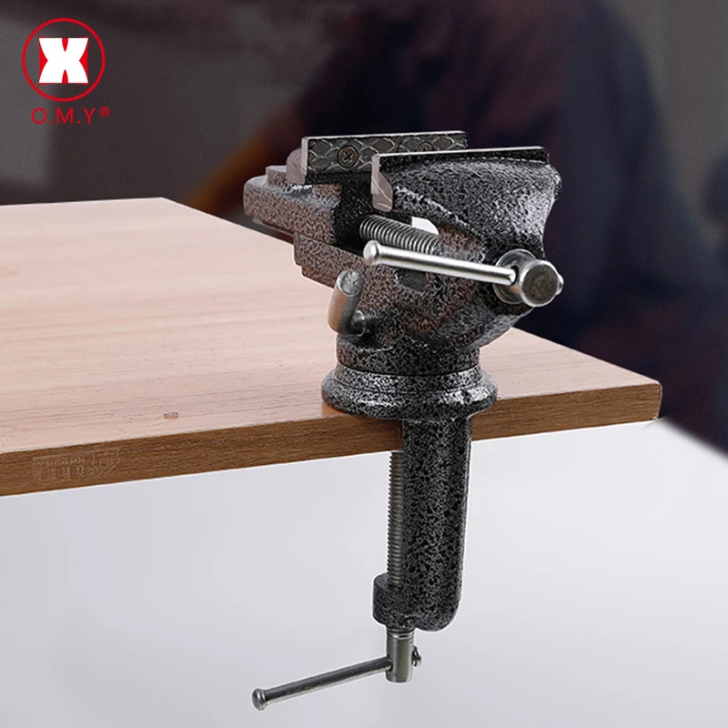 Swivel Table Bench Vise Rotates 360 Degree Rotating Universal Units Clamp Vice Heavy Duty Multifunction Tabletop Hand Tools