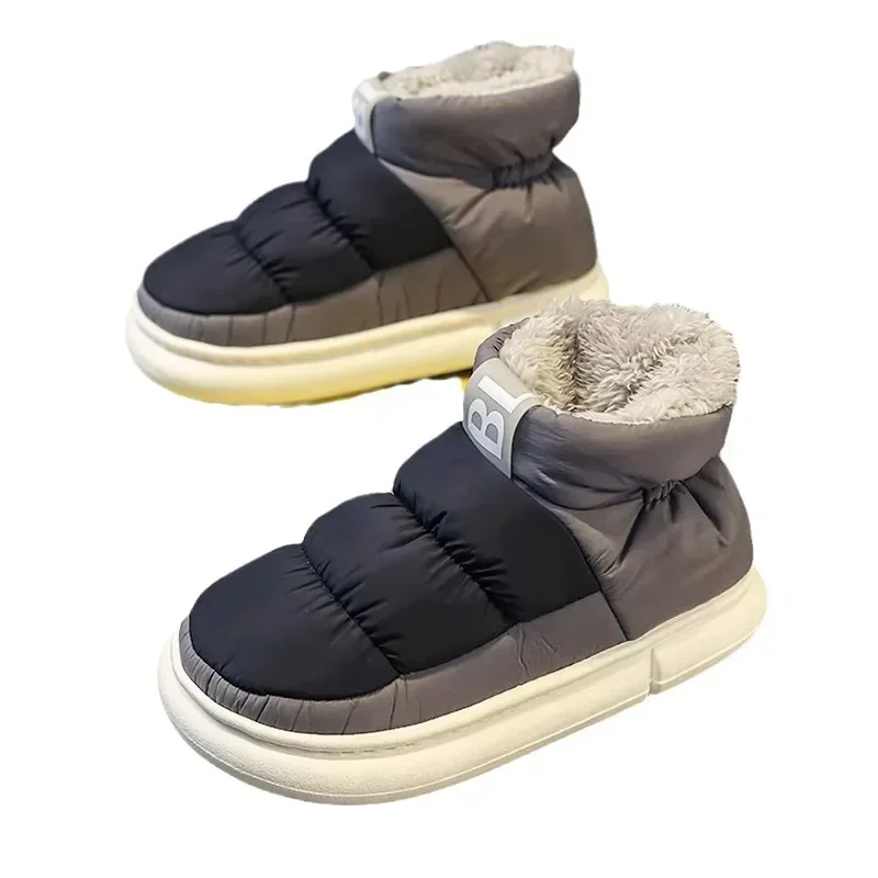 Snow Boots Men Women Winter 2024 New Lovers Plush Thick Comfortable Cotton Shoes Waterproof Anti Slip Outdoor Casual Shoes Flats - 5